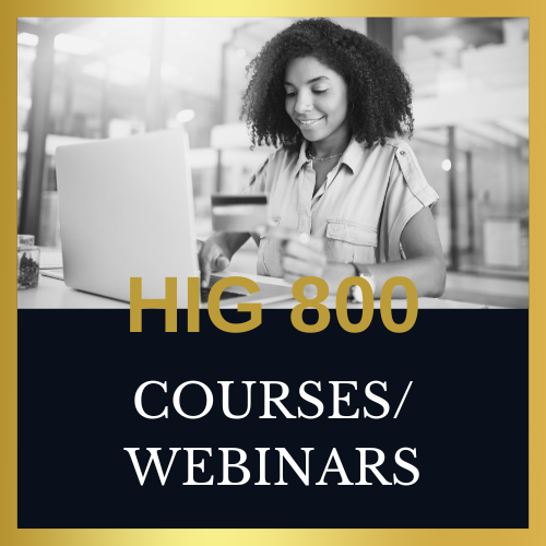 Courses and Webinars